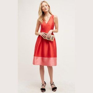 Maeve Parissa Color Block Cross Back Dress